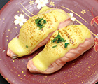 回転寿司新竹八尾店　炙りチーズサーモン